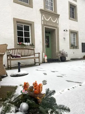 An der Walnuss im Winter