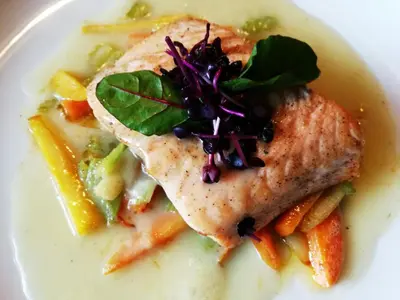 Essen in der Pension oder in der Nähe