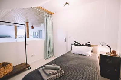 Ein Bett oder Betten in einem Zimmer der Unterkunft Bildstein's 