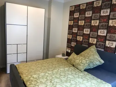 Ein Bett oder Betten in einem Zimmer der Unterkunft Ferienwohnung Schlich