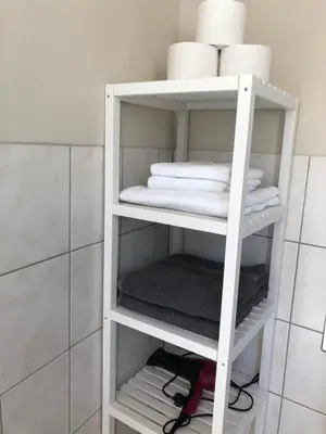 Ein Etagenbett oder Etagenbetten in einem Zimmer der Unterkunft Ferienwohnung Schlich