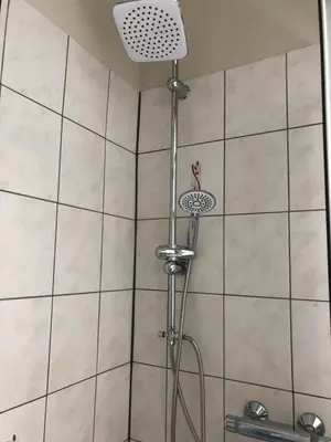 Ein Badezimmer in der Unterkunft Ferienwohnung Schlich