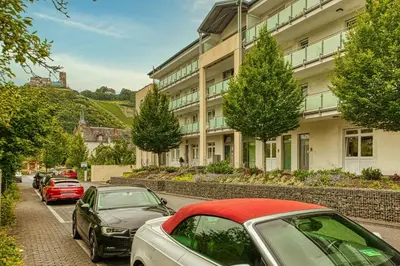 Das Gebäude in dem sich die Ferienwohnung befindet