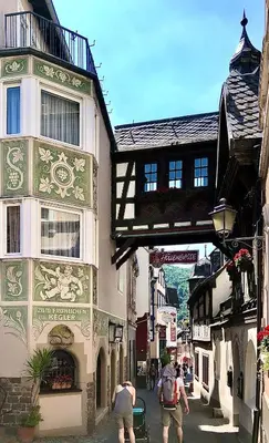 Das Gebäude in dem sich das Hotel befindet