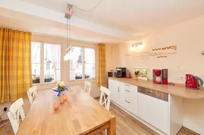 Küche/Küchenzeile in der Unterkunft Ferienwohnung Altstadt