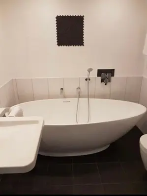 Ein Badezimmer in der Unterkunft Hotel-Restaurant Zur Traube