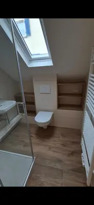Ein Badezimmer in der Unterkunft Ferienwohnung Gulde N tal