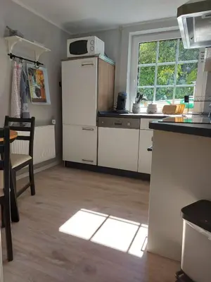 Küche/Küchenzeile in der Unterkunft Schöne Maid