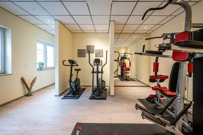 Das Fitnesscenter und/oder die Fitnesseinrichtungen in der Unterkunft Apart Hotel Lang