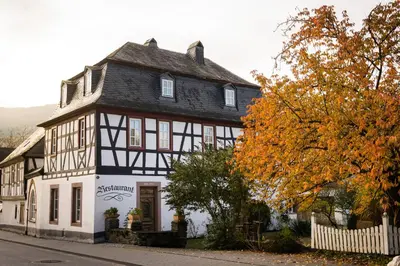 Das Gebäude in dem sich die Ferienwohnung befindet