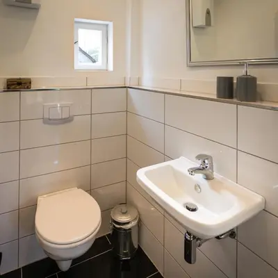 Ein Badezimmer in der Unterkunft Rißbacher Hof anno 1737