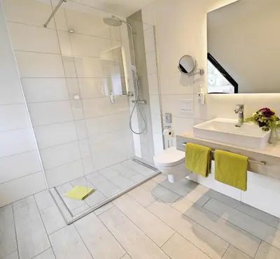 Ein Badezimmer in der Unterkunft WohnGut Koblenz