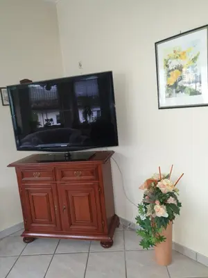 TV/Unterhaltungsangebot in der Unterkunft Ferienwohnung Thönnes