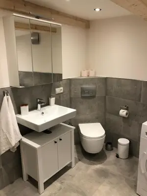 Ein Badezimmer in der Unterkunft Ferienhaus Braubach