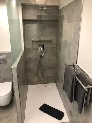 Ein Badezimmer in der Unterkunft Ferienhaus Braubach