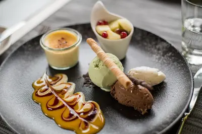 Essen im Hotel oder in der Nähe