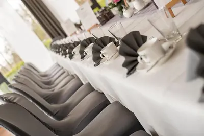 Ein Sitzbereich in der Unterkunft Hotel Estricher Hof
