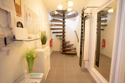 Grundriss der Unterkunft 3-Zimmer Haus 85qm mit Balkon bis zu 8 Personen