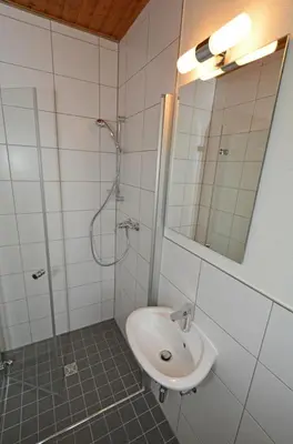 Ein Badezimmer in der Unterkunft Weinhaus Hehner-Kiltz