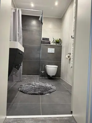 Ein Badezimmer in der Unterkunft Ferienwohnung Haus Angela