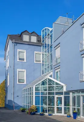 Das Gebäude in dem sich das Hotel befindet