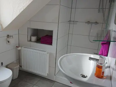 Ein Badezimmer in der Unterkunft Weingut Bollig-Prüm