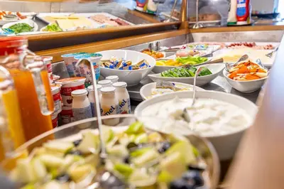 Essen im Hotel oder in der Nähe