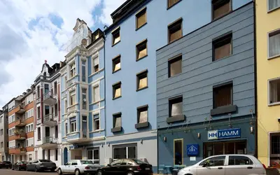 Das Gebäude in dem sich das Hotel befindet
