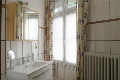 Ein Badezimmer in der Unterkunft Ferienwohnung Heuser