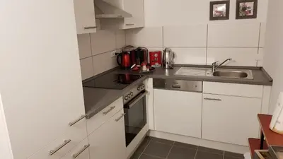 Küche/Küchenzeile in der Unterkunft Toscanahaus