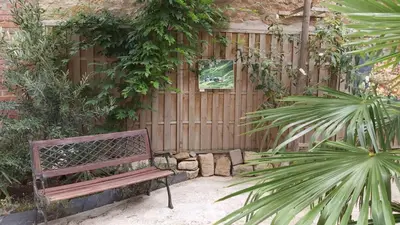 Ein Garten an der Unterkunft Toscanahaus