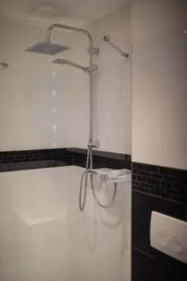 Ein Badezimmer in der Unterkunft Moselblick am Waldrand