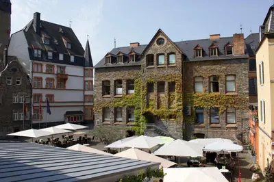 Das Gebäude in dem sich die Ferienwohnung befindet