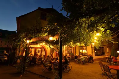 Das Gebäude in dem sich das Hotel befindet