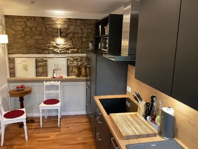 Küche/Küchenzeile in der Unterkunft Ferienhaus Frieda