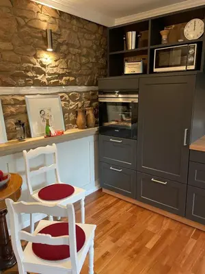 Küche/Küchenzeile in der Unterkunft Ferienhaus Frieda
