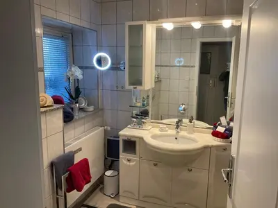 Ein Badezimmer in der Unterkunft Ferienhaus Frieda