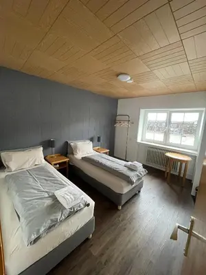 Ein Bett oder Betten in einem Zimmer der Unterkunft The Gantry