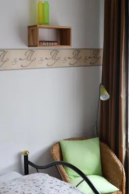Ein Bett oder Betten in einem Zimmer der Unterkunft Hotel Restaurant Bürgerstube