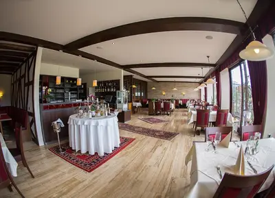 Ein Sitzbereich in der Unterkunft Hotel Zehnthof