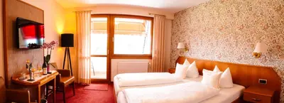 Ein Bett oder Betten in einem Zimmer der Unterkunft Hotel Zehnthof