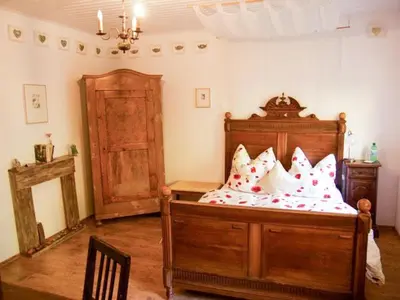 Ein Bett oder Betten in einem Zimmer der Unterkunft Hotel Feldmaus