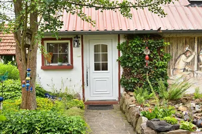Ein Garten an der Unterkunft Ferienwohnung Axcher Hof