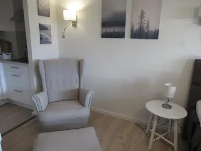 Ein Sitzbereich in der Unterkunft Loreley Lounge