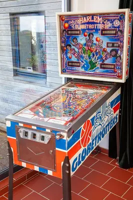 Eine Spielezimmer in der Unterkunft Ferienhaus Blocksberg am Trial und Enduro Park