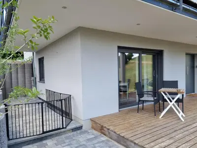 Ein Balkon oder eine Terrasse in der Unterkunft Ferienwohnung Karussell