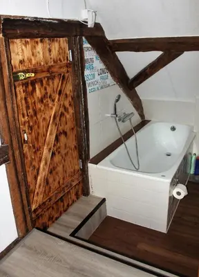 Ein Badezimmer in der Unterkunft Happy Hippo Haus