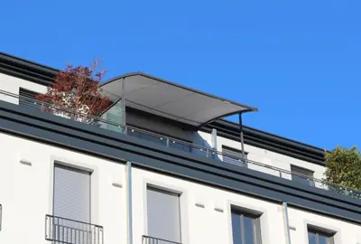 Das Gebäude in dem sich die Ferienwohnung befindet