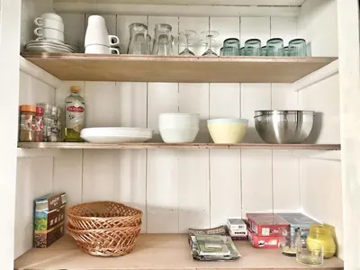Küche/Küchenzeile in der Unterkunft Haus Hermine