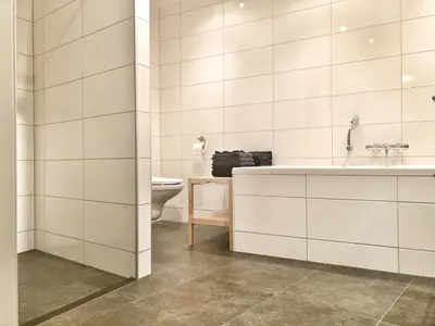 Ein Badezimmer in der Unterkunft Haus Hermine